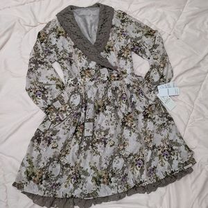 Axes Femme Mori dress flower Shibuya Harajuku gal